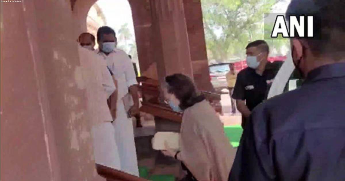 Sonia Gandhi arrives in Parliament on second day of Budget Session